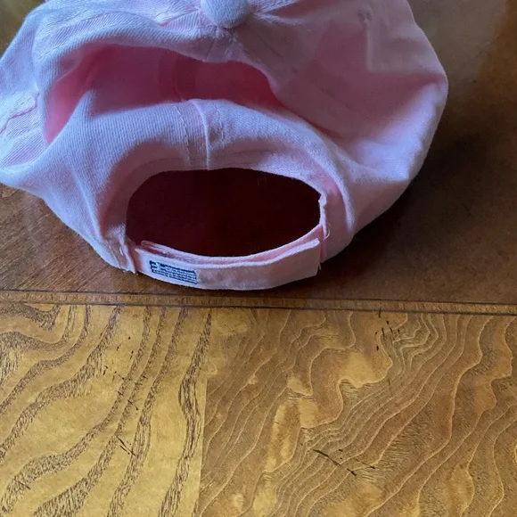 Pink and White Athens Greece Baseball Cap, Adjustable, EUC - Picture 5 of 7